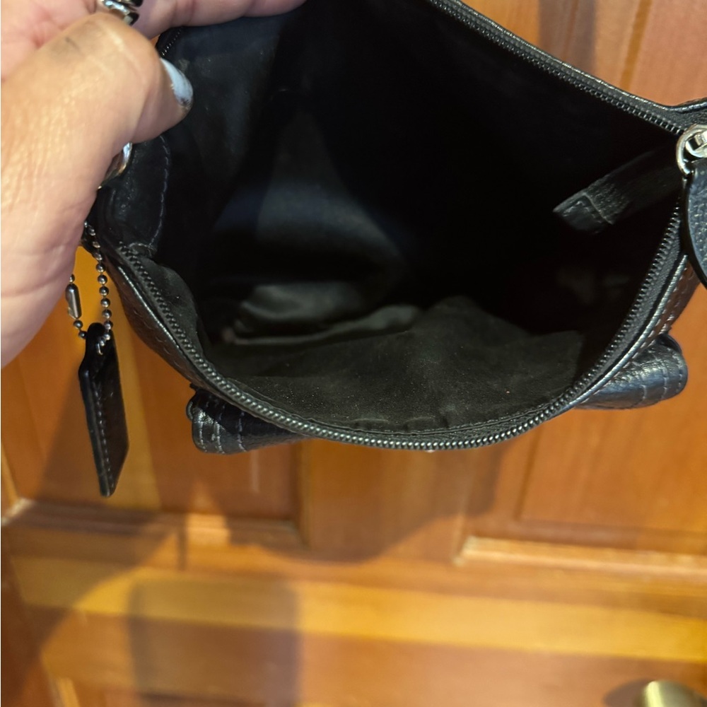 Coach Black Crossbody Bag black leather - Picture 9 of 11